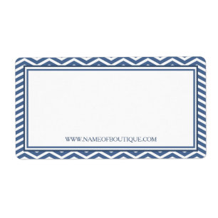 Étiquette Site Web de la boutique de beauté Slate Blue
