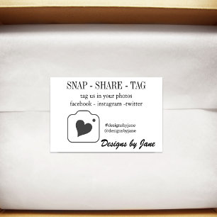 Étiquette Snap Share pour petite entreprise