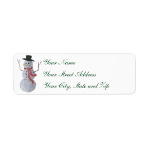 Étiquette Snowman
