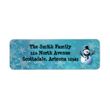 Snowman 2.25x.75 Adresse de retour