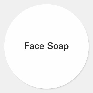 Étiquette Soap Visage/