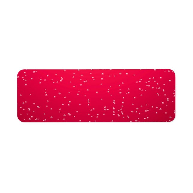 Étiquette Soda cerise avec minuscules bulles Art Arrière - p (Devant)