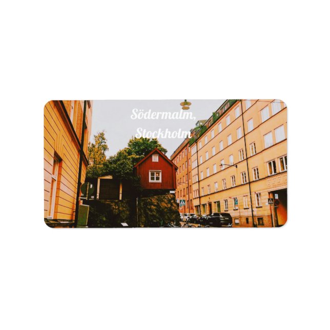 Étiquette Södermalm, Stockholm, Suède (Devant)