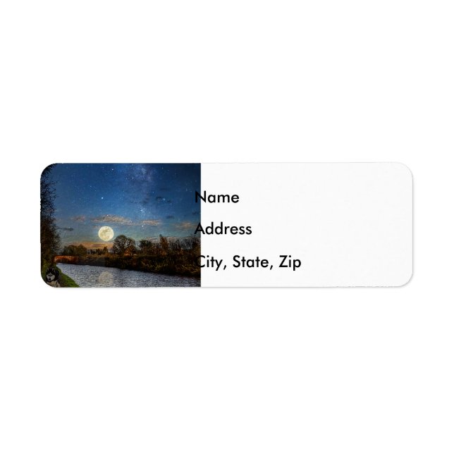 Étiquette Sondage nocturne (Devant)