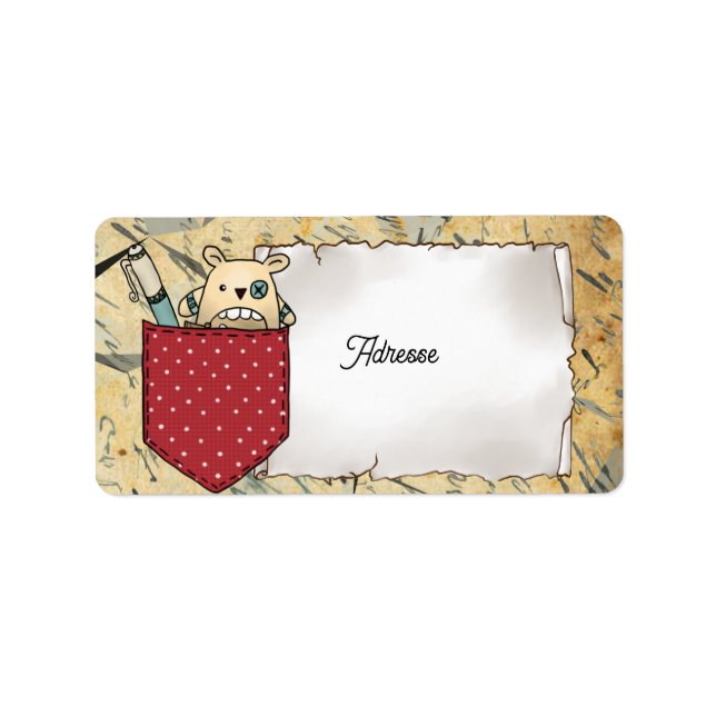 Étiquette Sorgenfressertasche (Devant)