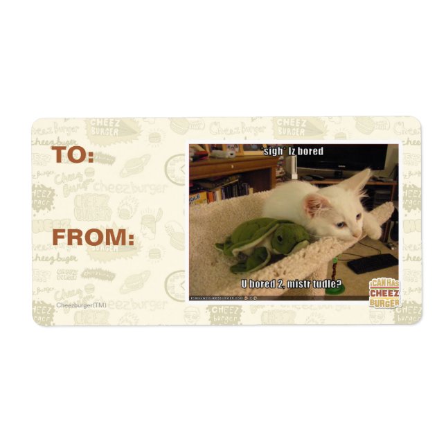 Étiquette Soupir. Iz s'ennuie (Devant)