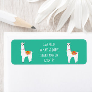 Étiquette Spectacle funky d'alpaga