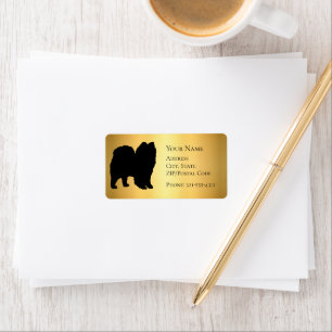Étiquette Spitz Silhouette