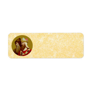 Étiquette SS. Cyril & Methodius (M 001) Parchemin