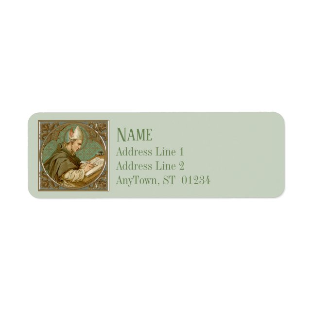 Étiquette St. Albert le Grand (BK 013) (Style 2) (Devant)