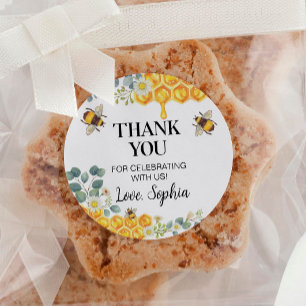 Étiquette Sticker d'abeilles Baby shower d'anniver