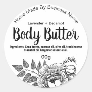 Étiquette Sticker Pour Beurre Corps Maison