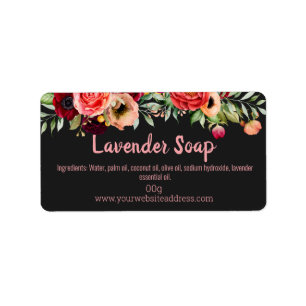 Étiquette Sticker Pour Savon Fabriqué À La Main