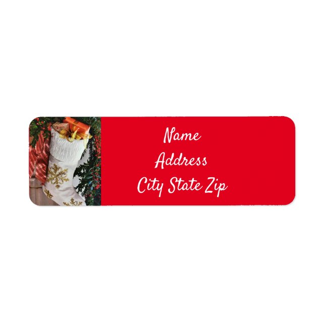 ÉTIQUETTE ***STOCKAGE ET DÉCORATION DE NOËL*** (Devant)