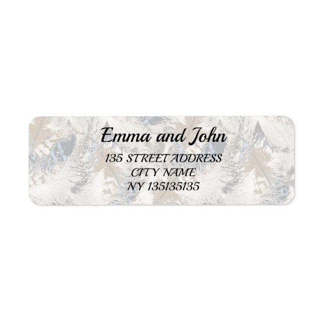 Étiquette Stylos personnalisés élégants (Devant)