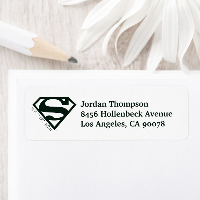 Étiquette Supergirl Solid S-Shield (En situation)