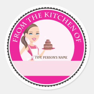 Étiquette sur mesure pour la cuisson des pâtisseri
