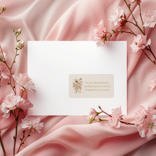 Étiquette Sweet Rosé Ballet Soirée, sur mesure (Créateur téléchargé)