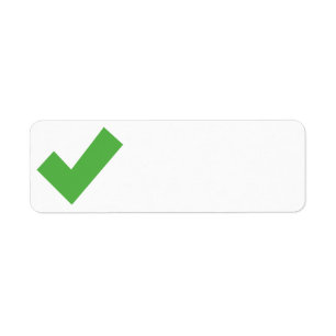 ÉTIQUETTE SYMBOLE DE CONTRÔLE VERT VÉRIFIER CORRECT