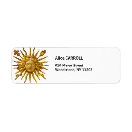 Étiquette Symbole de Louis XIV le Roi Soleil