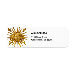 Étiquette Symbole de Louis XIV le Roi Soleil