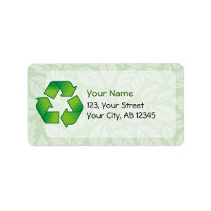 Étiquette Symbole de recyclage