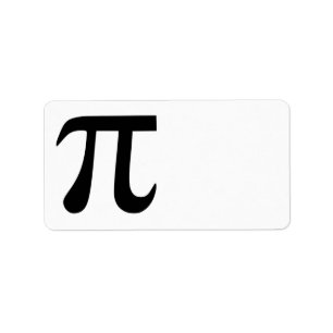 Étiquette Symbole Pi