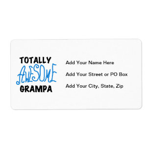 Étiquette T-shirts et cadeaux de Grampa bleu absolument géni
