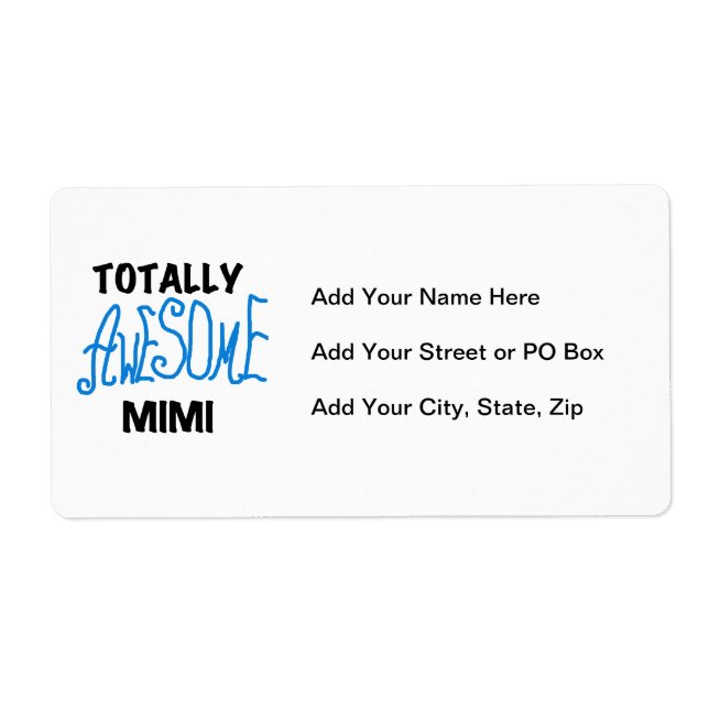 Étiquette T-shirts et cadeaux totalement impressionnants du (Devant)