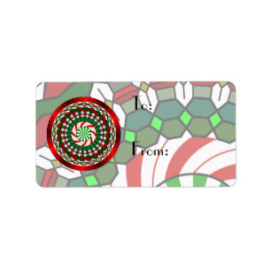 Étiquette Tag cadeau de Noël