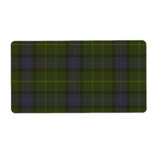 Étiquette tartan californien