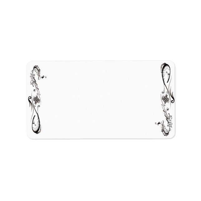 Étiquette Tatouage tribal (Devant)