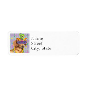 Étiquette Teckel de mardi gras
