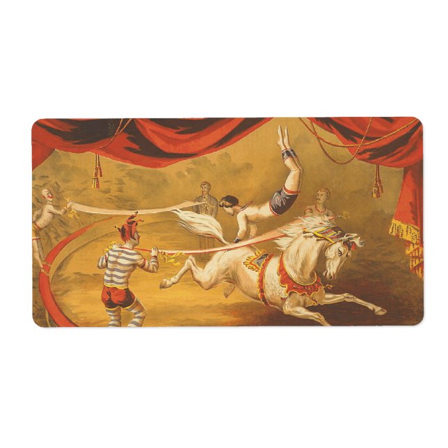 Étiquette TEE Circus Act (Devant)