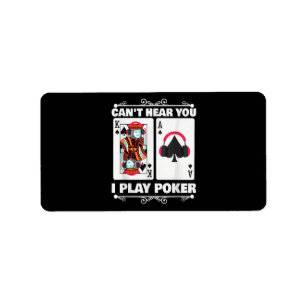 Étiquette Texas Holdem Poker Ne Peut Pas Vous Entendre Je Jo