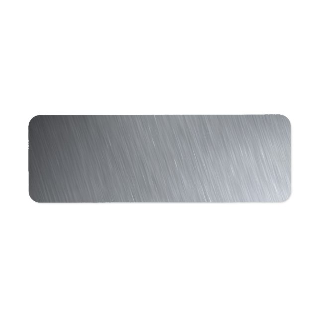 Étiquette Texture en acier inoxydable avec éclairages (Devant)