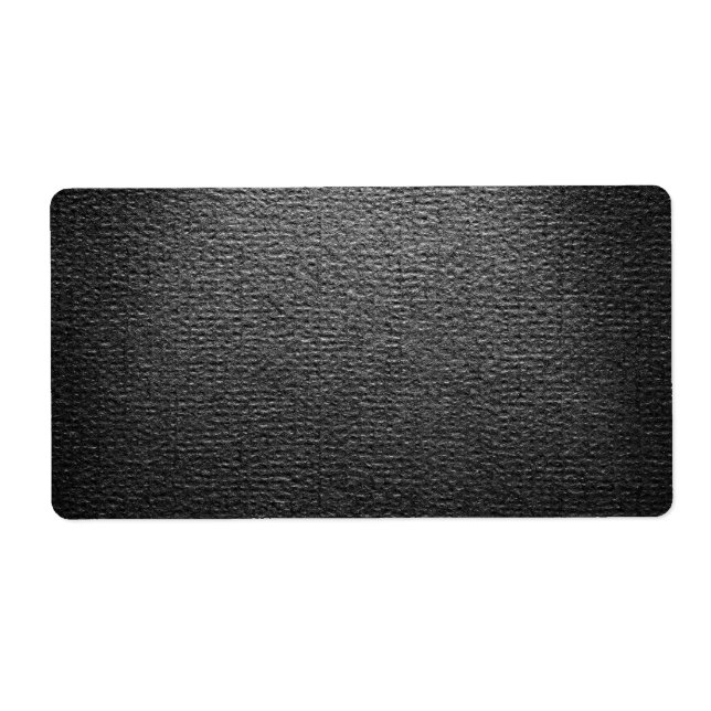 Étiquette Texture en papier noir pour Arrière - plan (Devant)