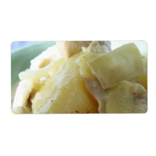 Étiquette Thai Yellow Curry [แกงกะหรี่] .. Asian Street Food
