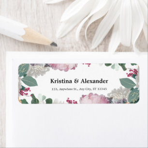 Étiquette Thème de mariage floral