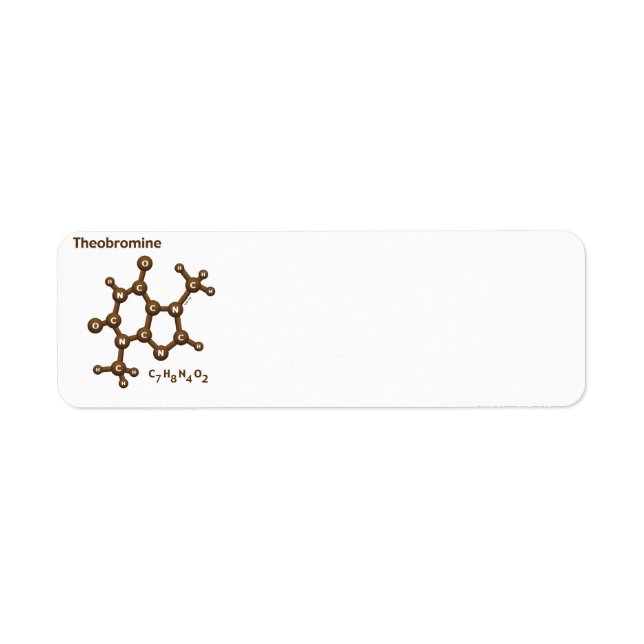 Étiquette Théobromine (Devant)