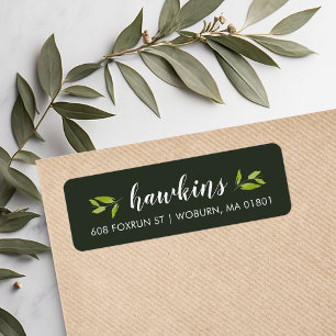 Étiquette Tiny Twigs Personalized Return Address Labels
