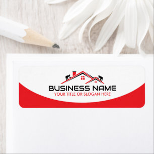 Étiquette Toits Rouges Service de Toiture Professionnel