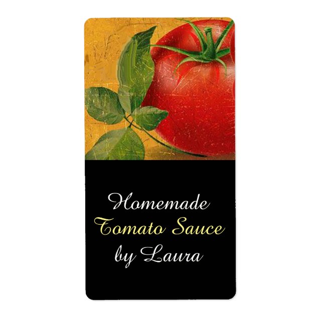 ÉTIQUETTE TOMATOES CHATOUILLERS CANNINGS SAUCE TOMATO (Devant)