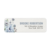 Tons de gris bleu foncé hiver Mariage rustique