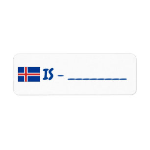 Étiquette Transfert de l'Islande