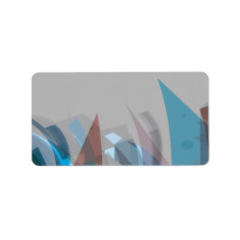 Étiquette Transparent Star Bat Bar Mitzvah Adresse de retour