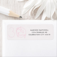 Trente, Flirty Thriving rose Anniversaire Adresse