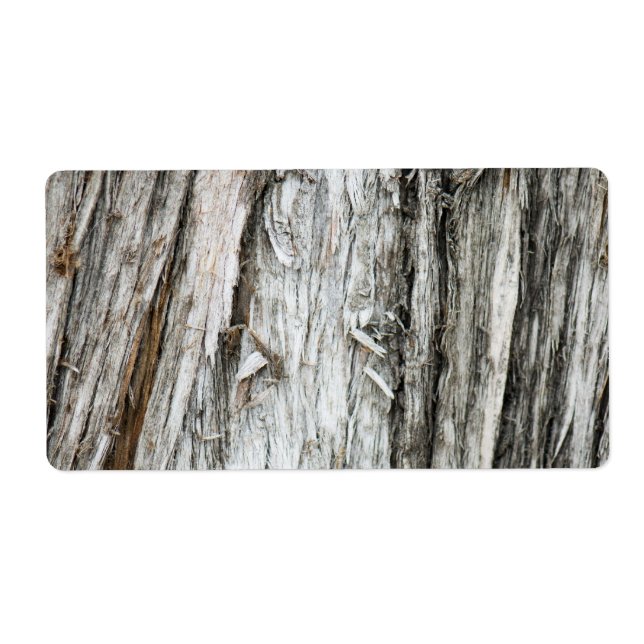 Étiquette Tronc d'arbre (Devant)