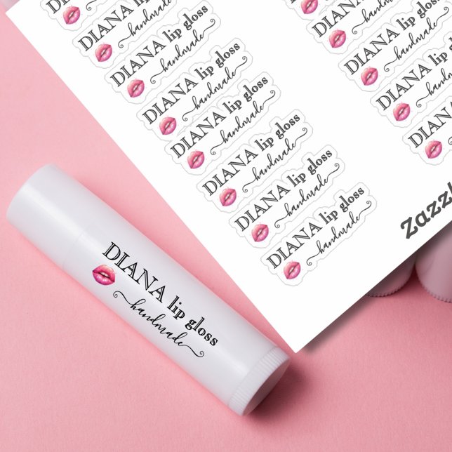 Étiquette tube transparent à lèvres (Créateur téléchargé)