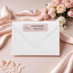 Étiquette Un Baby shower de petite fille doux